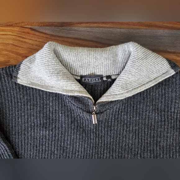 Men's 80%Lambswool 20%Nylon Sweater, Warm, XXL, Soft - Picture 4 of 6